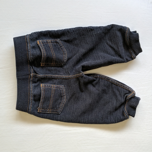carter's comfy outfit set thermal shirt & knit denim joggers 6 months baby boy - Picture 6 of 10